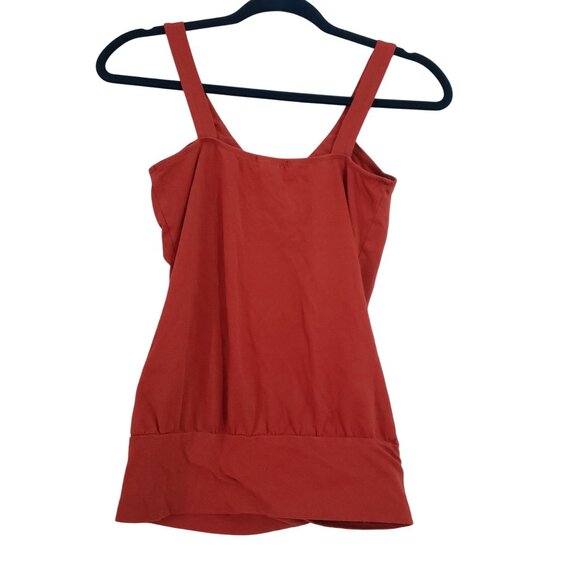 Vintage Y2K Body Central Orange Sleeveless Top Womens S Retro Summer Festival - Picture 2 of 6